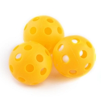 Longridge 6pk Yellow Airflow Practice Balls