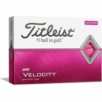 Titleist Velocity Pink Golf Balls